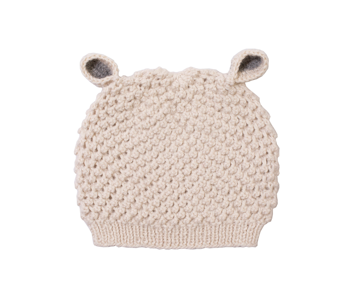 Baby Hat Llama White